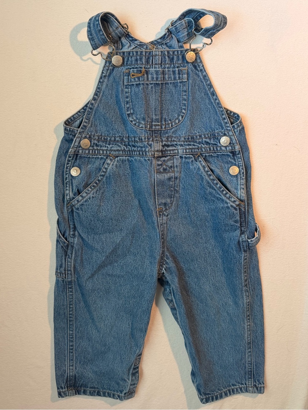 Vintage Faded Glory Denim Overalls in Blue